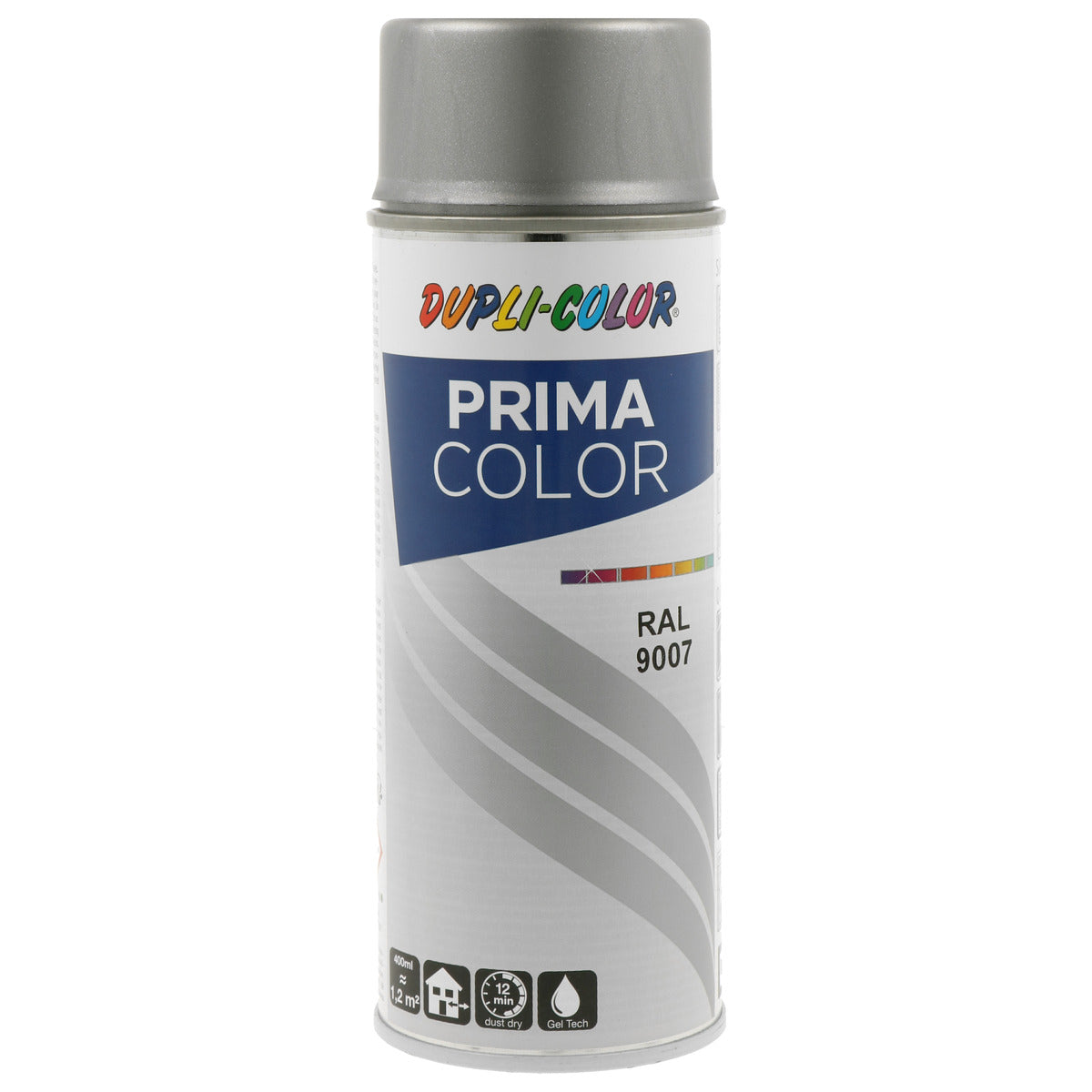 PEINTURE PRIMA RAL9007 GRIS ALU SATINE 400ML DUPLI COLOR