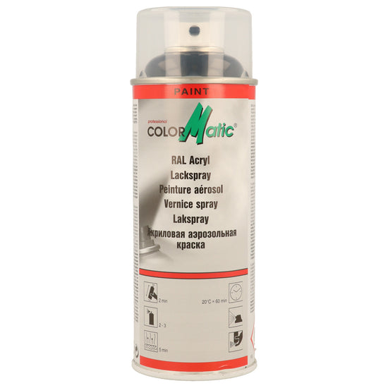 PEINTURE ACRYLIQUE RAL9005 NOIR BRILLANT 400ML COLORMATIC