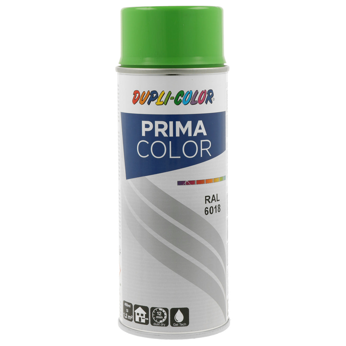 PEINTURE PRIMA RAL6018 VERT JAUNE  BRILLANT 400ML DUPLI COLOR