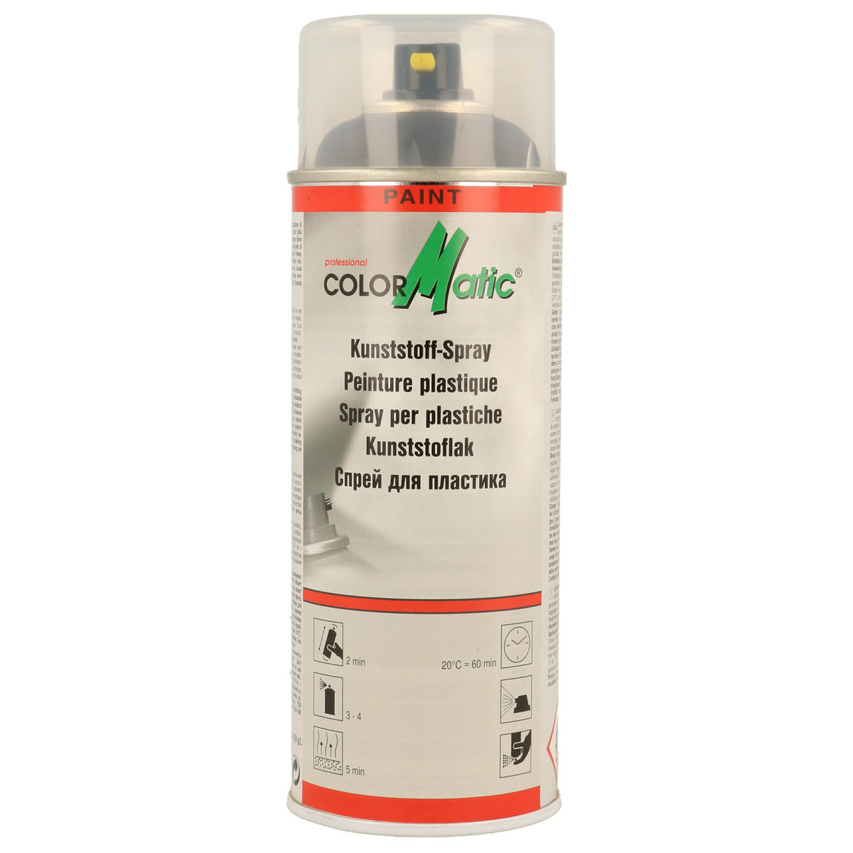 PEINTURE PLASTIQUE 1K ANTHACITE SATINE 400ML COLORMATIC
