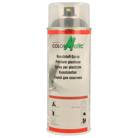 PEINTURE PLASTIQUE 1K ANTHACITE SATINE 400ML COLORMATIC