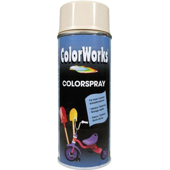 PEINTURE ACRYLIQUE RAL1015 BRILLANT 400ML COLORWORKS