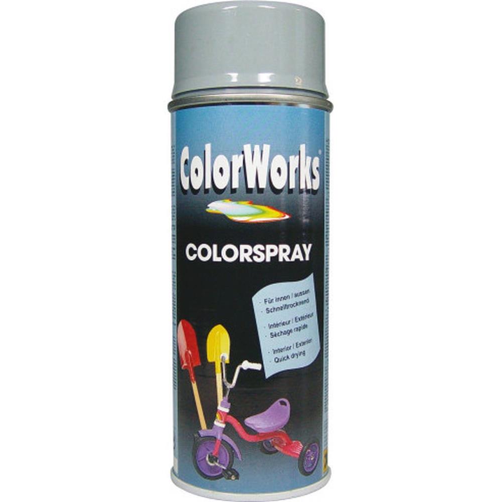 PEINTURE RAL7001 BRILLANT 400ML  COLORWORKS