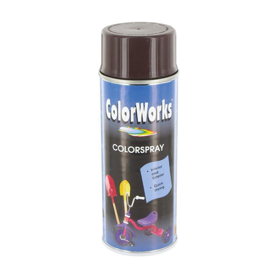 PEINTURE RAL8017 BRILLANT 400ML COLORWORKS