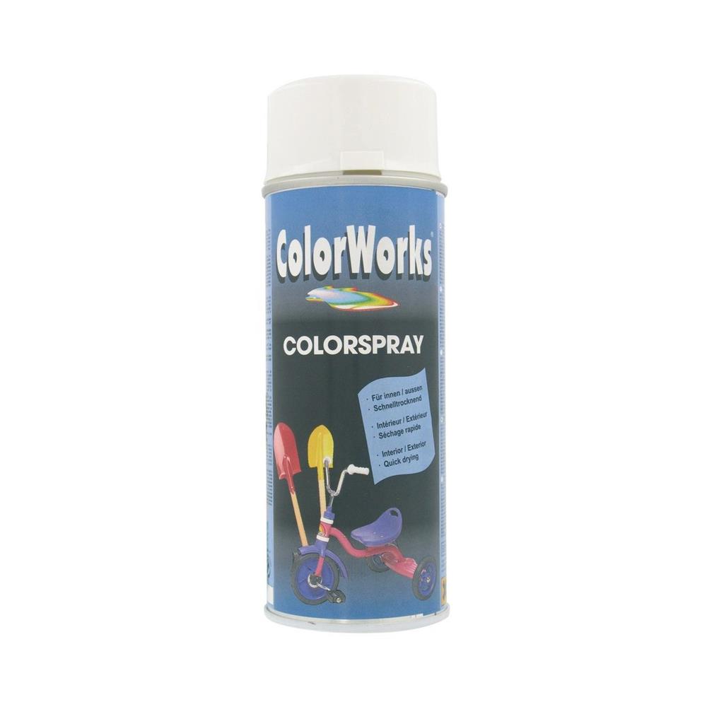 PEINTURE RAL9010 BRILLANT 400ML COLORWORKS