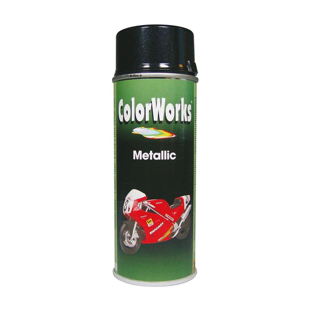 PEINTURE EFFET NOIR METALLISE AEROSOL 400ML COLORWORKS