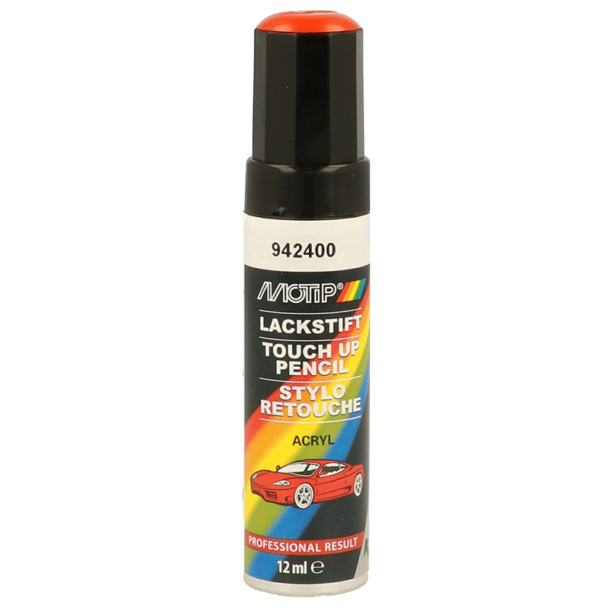 PINCEAU RETOUCHE KOMPAKT 942400 ORANGE BRILLANT 12ML MOTIP