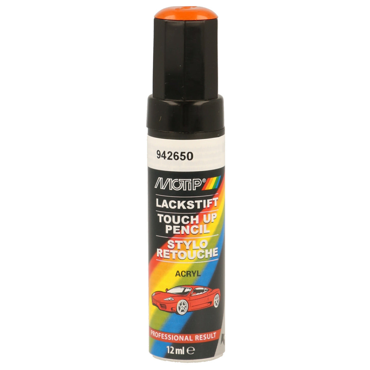 PINCEAU RETOUCHE KOMPAKT 942650 ORANGE BRILLANT 12ML MOTIP