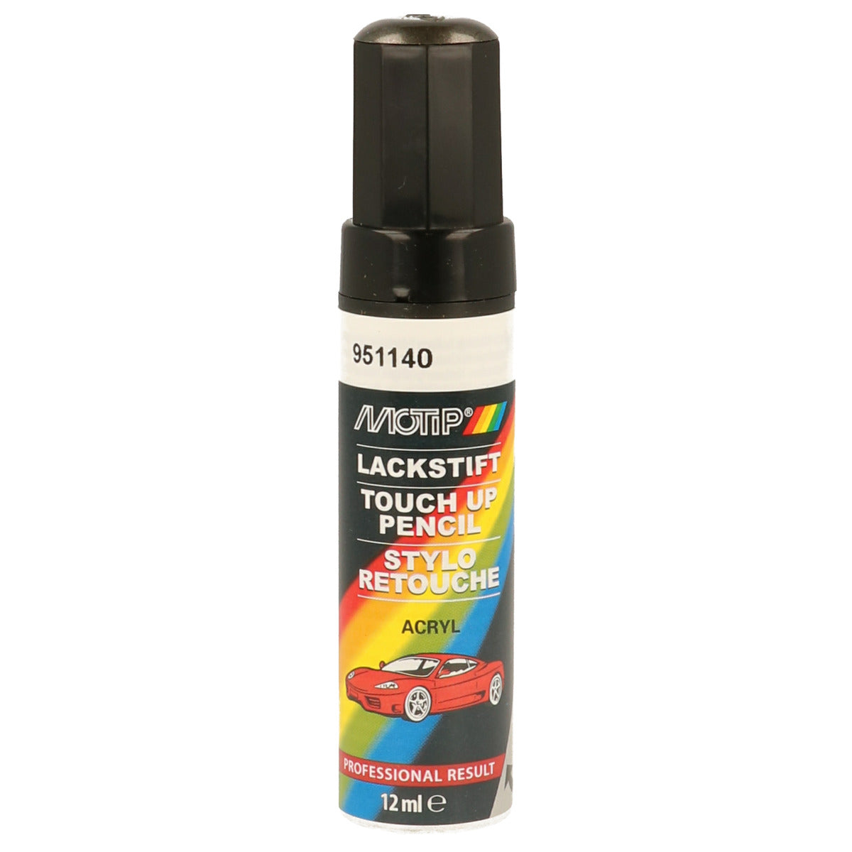 PINCEAU RETOUCHE KOMPAKT 951140 GRIS METALLISE 12ML MOTIP