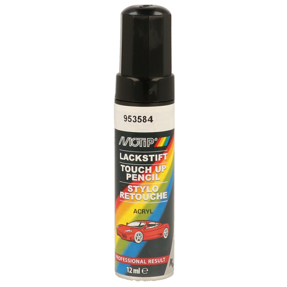 PINCEAU RETOUCHE KOMPAKT 953584 NOIR METALLISE 12ML MOTIP