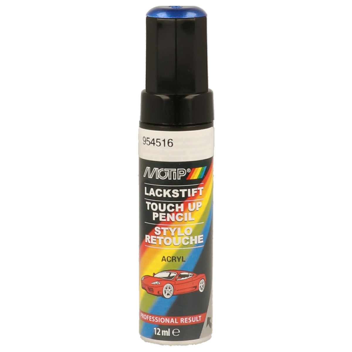 PINCEAU RETOUCHE KOMPAKT 954516 BLEU METALLISE 12ML MOTIP