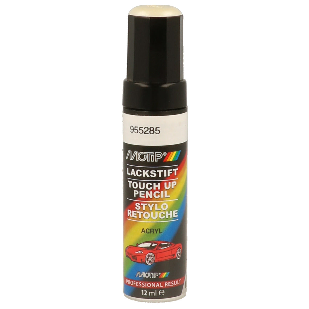 PINCEAU RETOUCHE KOMPAKT 955285 BLANC METALLISE 12ML MOTIP