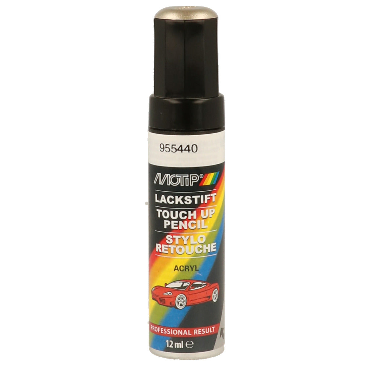 PINCEAU RETOUCHE KOMPAKT 955440 ARGENT METALLISE 12ML MOTIP