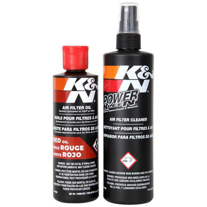 NETTOYANT 355ML + FLACON HUILE 237ML POUR FILTRE A AIR K&N 99-5050