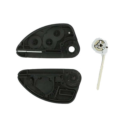 COQUE CLE ADAPTABLE ALFA ROMEO 3 BOUTONS LAME FRAISEE RETRACTABLE 7MM