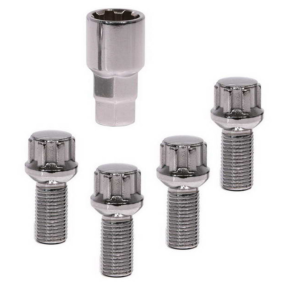 4 VIS ANTIVOL LOKNOX M12X1.5/ 60°/ LONG. 24MM/ Ø17/19MM