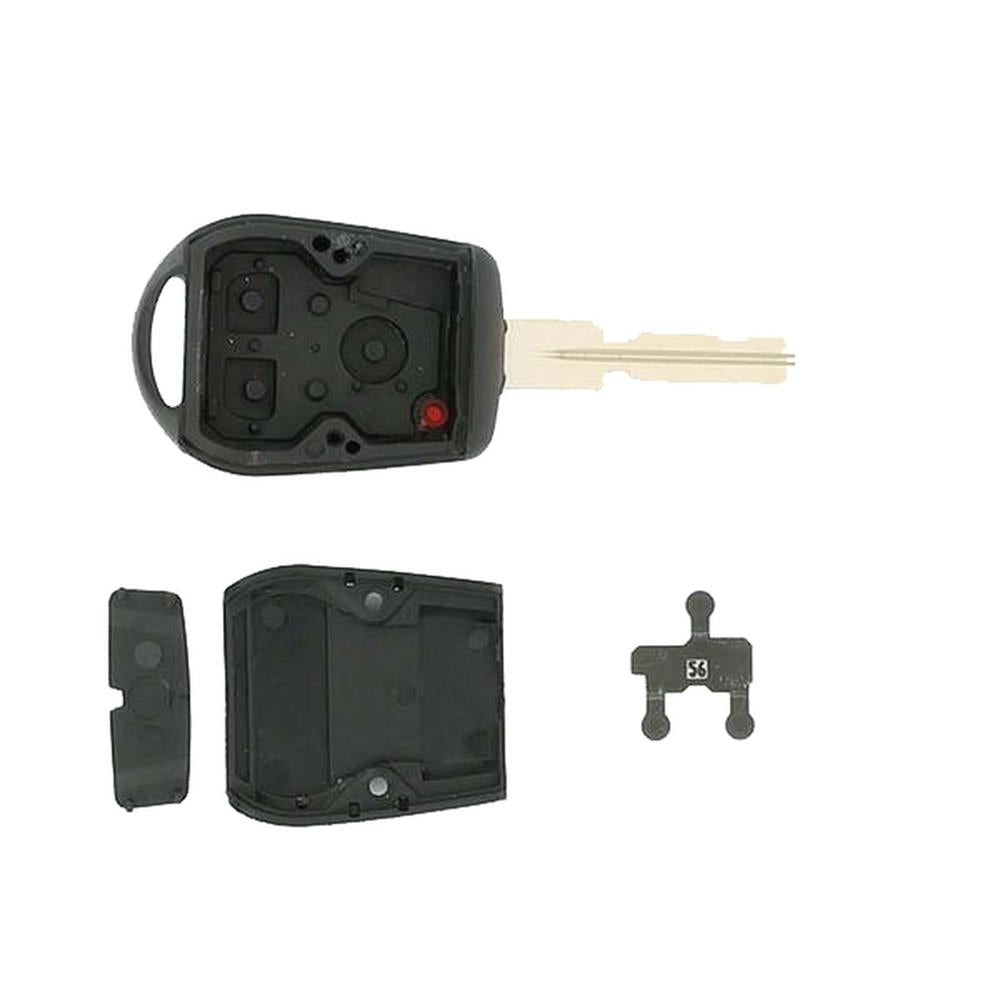 COQUE CLE ADAPTABLE BMW 3 BOUTONS LAME FRAISEE FIXE 7MM