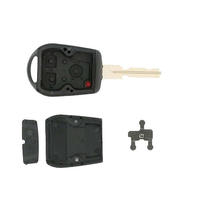 COQUE CLE ADAPTABLE BMW 3 BOUTONS LAME FRAISEE FIXE 7MM
