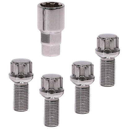 4 VIS ANTIVOL LOKNOX M14X1.5/ R13/ LONG. 26.7MM/ Ø17/19MM