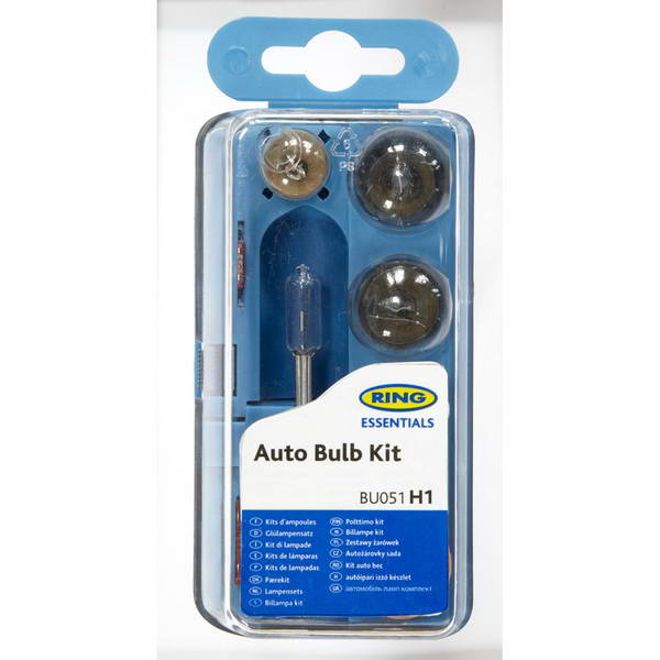 COFFRET D'AMPOULES H1 + FUSIBLES RING