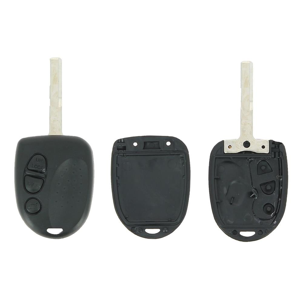 COQUE CLE ADAPTABLE CHEVROLET 3 BOUTONS LAME FRAISEE FIXE 7MM