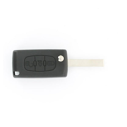 COQUE CLE ADAPTABLE POUR CITROEN CE0523 3 BOUTONS LAME FRAISEE KEYSKAR