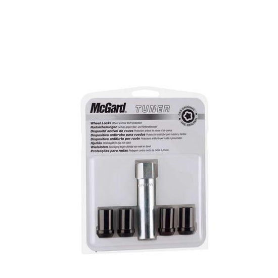 4 ECROUS US NOIRS MCGARD 1/2X20/ 60°/    Ø21 MM