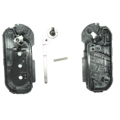 COQUE CLE ADAPTABLE POUR FIAT 3 BOUTONS LAME FRAISEE KEYSKAR