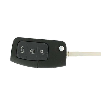 COQUE CLE ADAPTABLE FORD 3 BOUTONS LAME FRAISEE RETRACTABLE 5MM