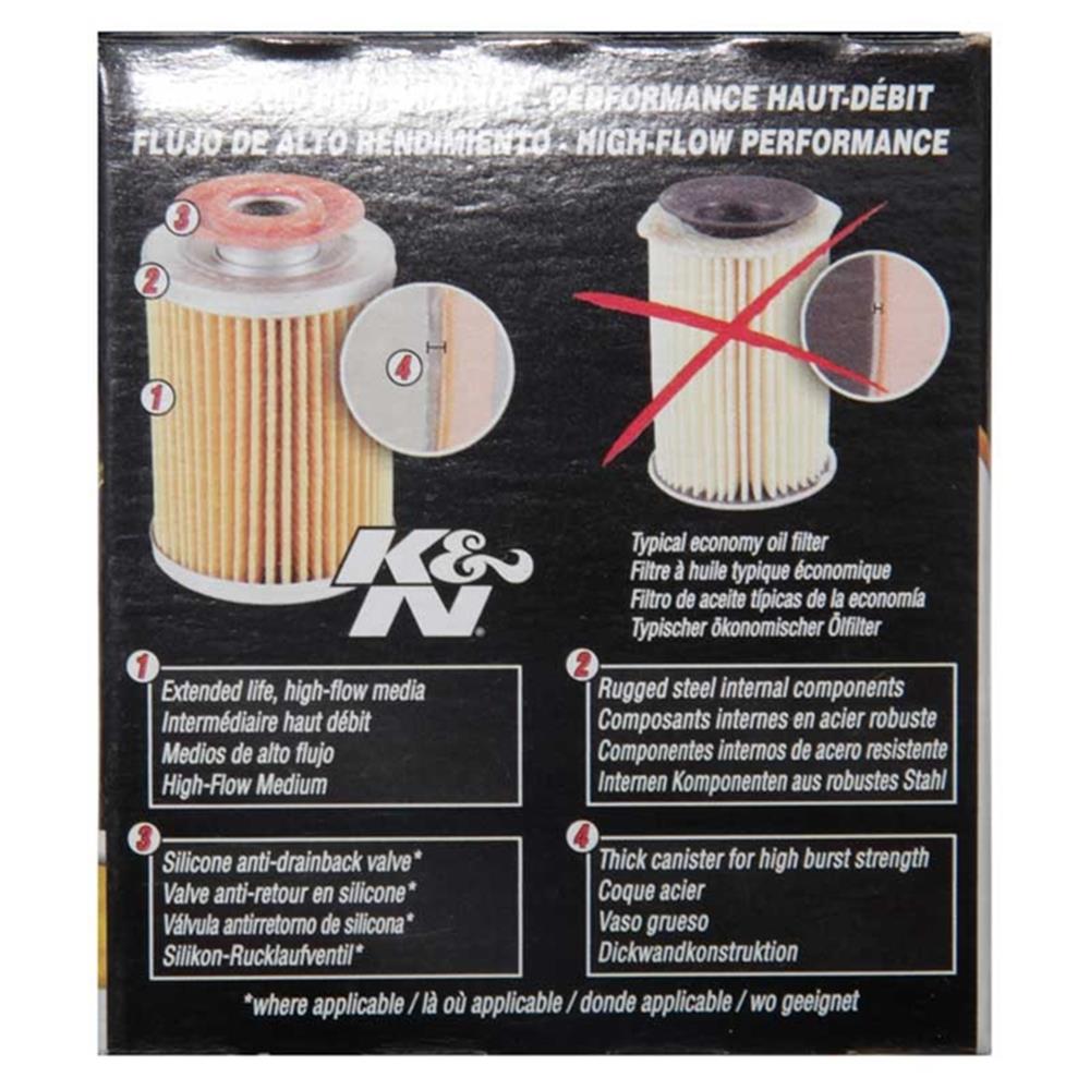 FILTRE A HUILE DE REMPLACEMENT K&N HP-1008