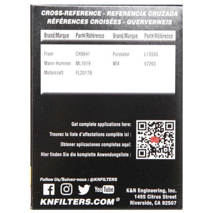 FILTRE A HUILE DE REMPLACEMENT K&N HP-7013