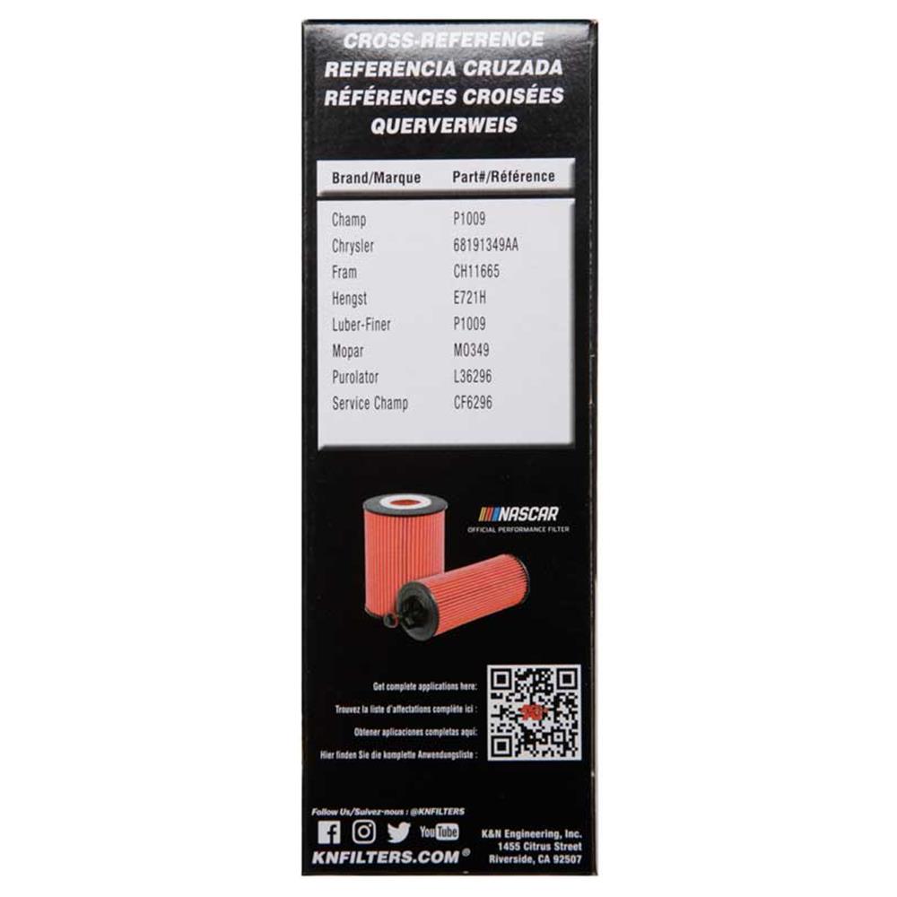 FILTRE A HUILE DE REMPLACEMENT K&N HP-7026