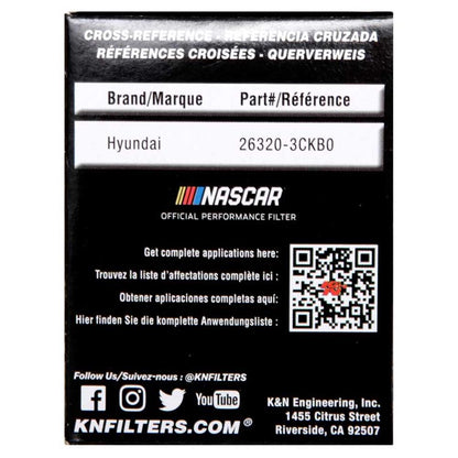 FILTRE A HUILE DE REMPLACEMENT K&N HP-7035
