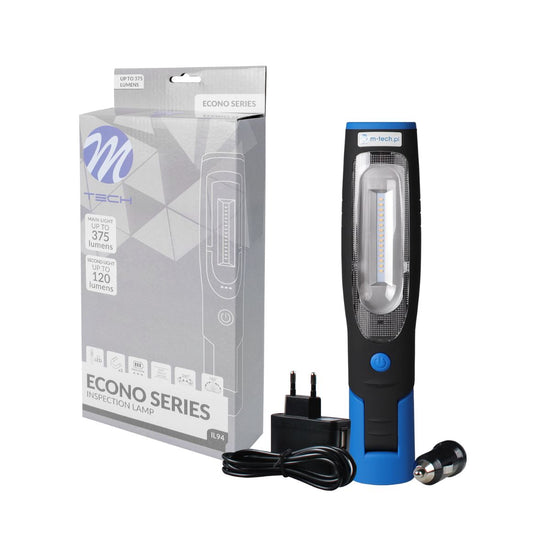 LAMPE D'INSPECTION RECHARGEABLE 375 LUMENS 15 LED + FONCTION TORCHE