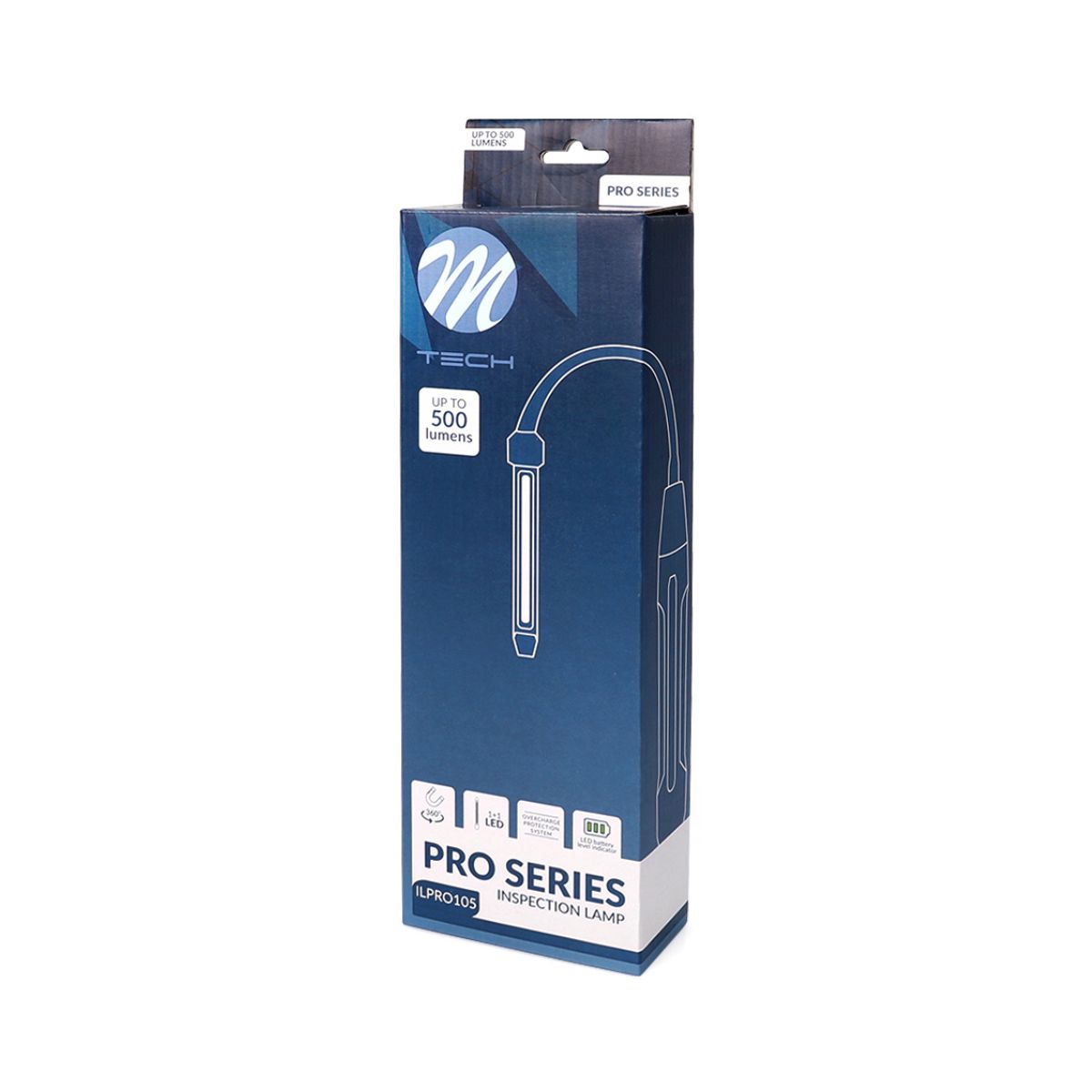 LAMPE D'INSPECTION FLEXIBLE RECHARGEABLE 500LM AVEC REGLAGE INTENSITE