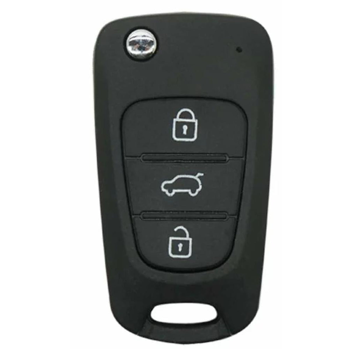 COQUE CLE ADAPTABLE POUR KIA HYUNDAI 3 BOUTONS LAME FRAISEE  KEYSKAR