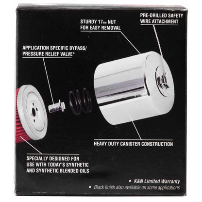 FILTRE A HUILE DE REMPLACEMENT K&N KN-138C