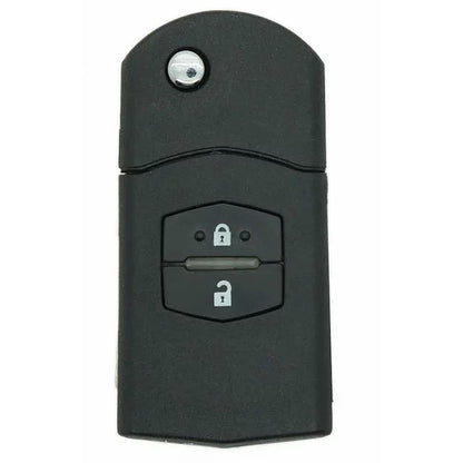 COQUE CLE ADAPTABLE POUR MAZDA 2 BOUTONS LAME CRANTEE KEYSKAR