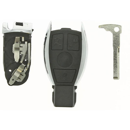 COQUE CLE ADAPTABLE POUR MERCEDES 3 BOUTONS LAME FRAISEE SECOURS KEYSKAR