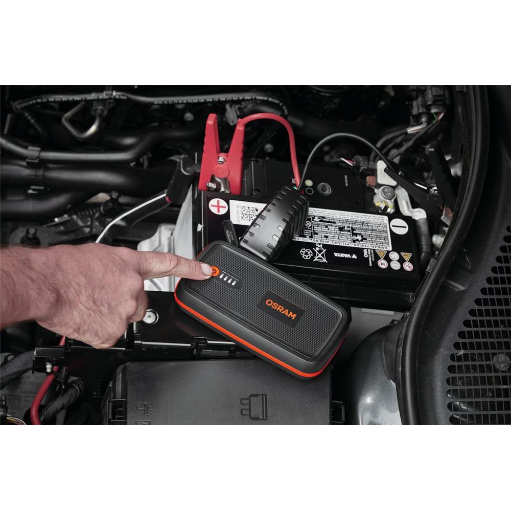 BOOSTER DEMARREUR 12V RECHARG LITHIUM 300 - 13000MAH USBX2 LED OSRAM