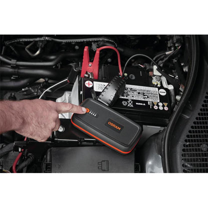 BOOSTER DEMARREUR 12V RECHARG LITHIUM 300 - 13000MAH USBX2 LED OSRAM