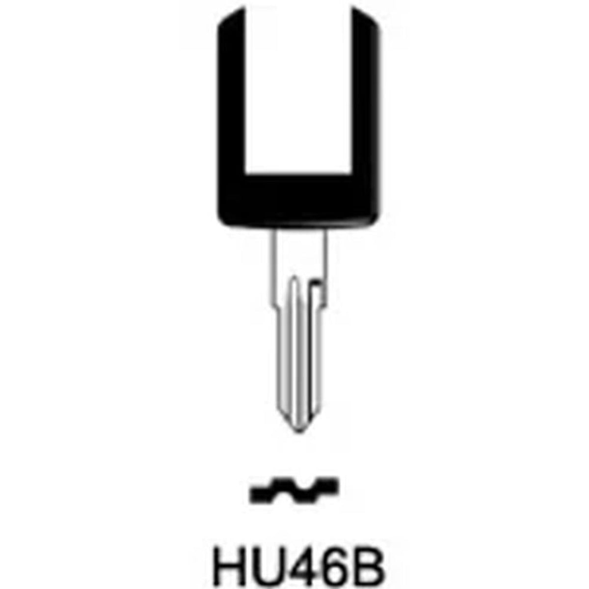 COQUE CLE ADAPTABLE POUR OPEL 2 BOUTONS LAME FRAISEE ET CRANTEE KEYSKAR