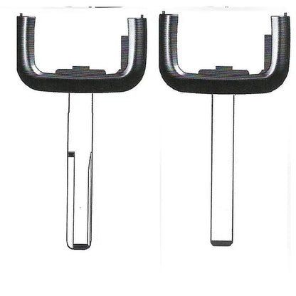 COQUE CLE ADAPTABLE POUR OPEL 3 BOUTONS LAME FRAISEE KEYSKAR