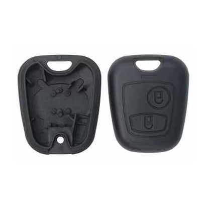 COQUE CLE ADAPTABLE POUR PEUGEOT 2 BOUTONS LAME FRAISEE KEYSKAR