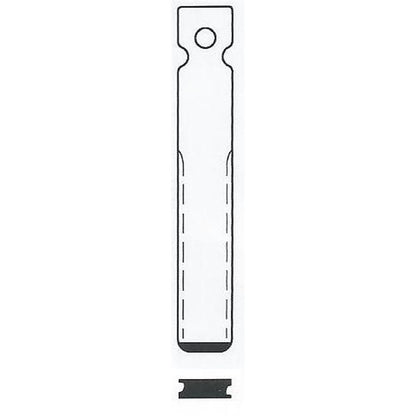 COQUE CLE ADAPTABLE POUR PEUGEOT 2 BOUTONS LAME FRAISEE KEYSKAR