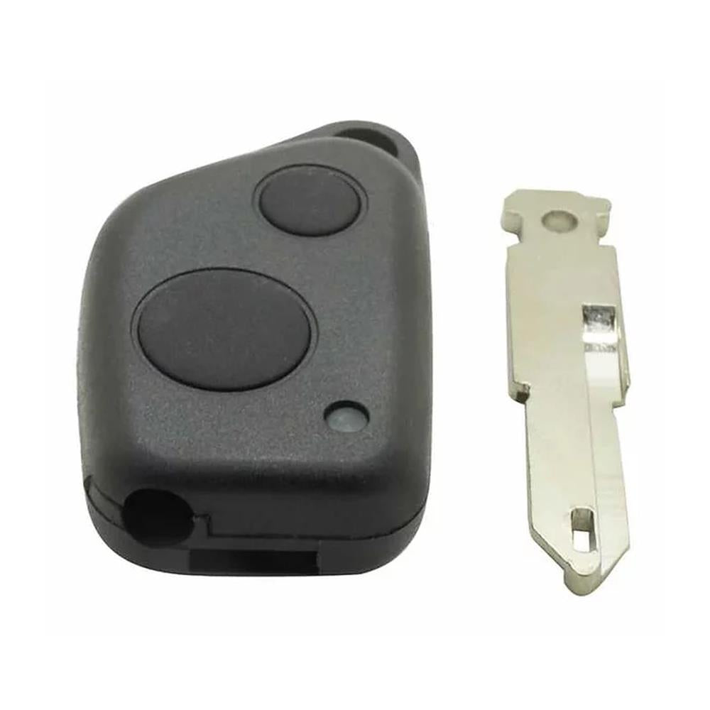 COQUE CLE ADAPTABLE POUR PSA 2 BOUTONS LAME CRANTEE KEYSKAR