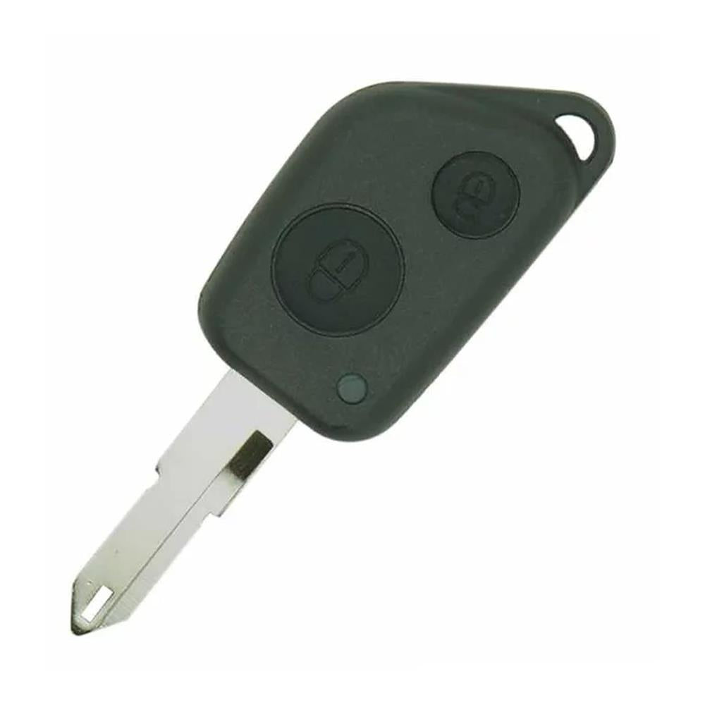 COQUE CLE ADAPTABLE POUR PSA 2 BOUTONS LAME CRANTEE KEYSKAR
