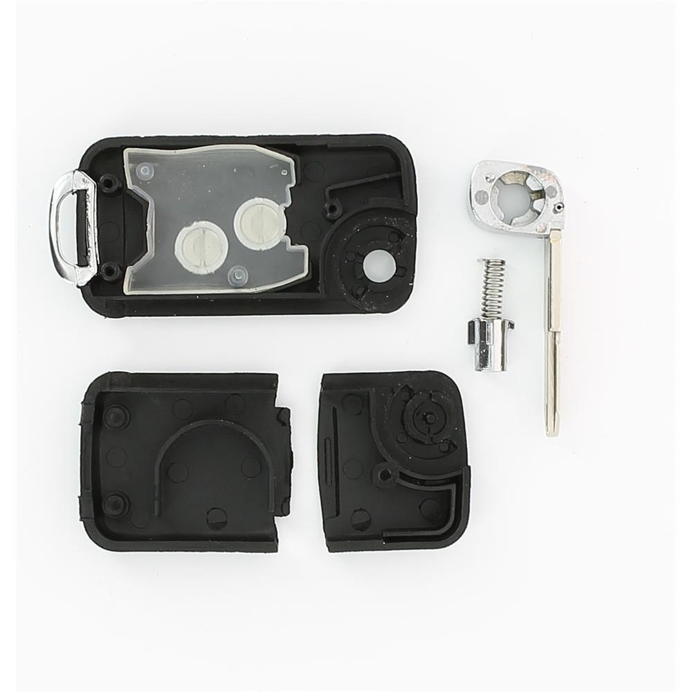 COQUE CLE ADAPTABLE PSA 2 BOUTONS LAME CRANTEE RETRACTABLE