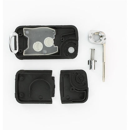 COQUE CLE ADAPTABLE PSA 2 BOUTONS LAME CRANTEE RETRACTABLE