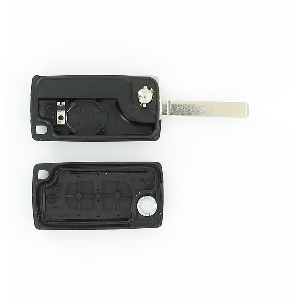 COQUE CLE ADAPTABLE PSA 2 BOUTONS LAME FRAISEE RETRACTABLE 7MM